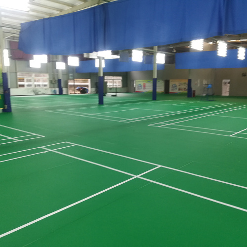 PVC-vloer voor badminton- en tafeltennisbaan