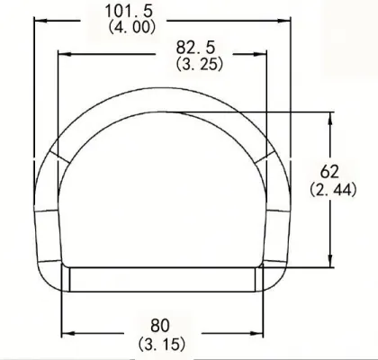 Wholesale handbag hardware accessories of D D ring
