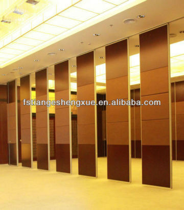 Soundproof sliding partition wall