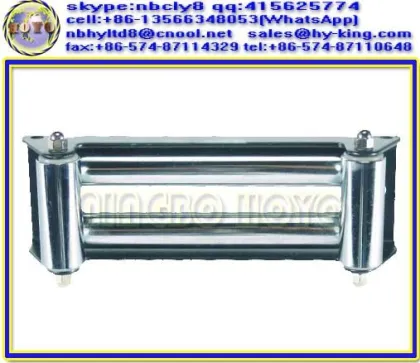 ATV electric winch hawse fairleads , utv smittybilt fairlead , warn winch fairlead 4 roller