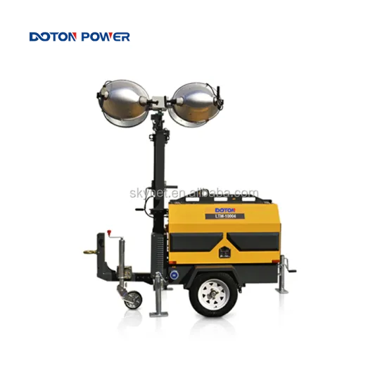 LED Portable Light Tower 5.5M Manual Lifting Mast