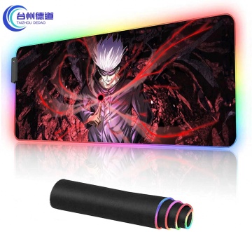 Large Extended LED Mousepad with Non-Slip Rubber Base for Computers