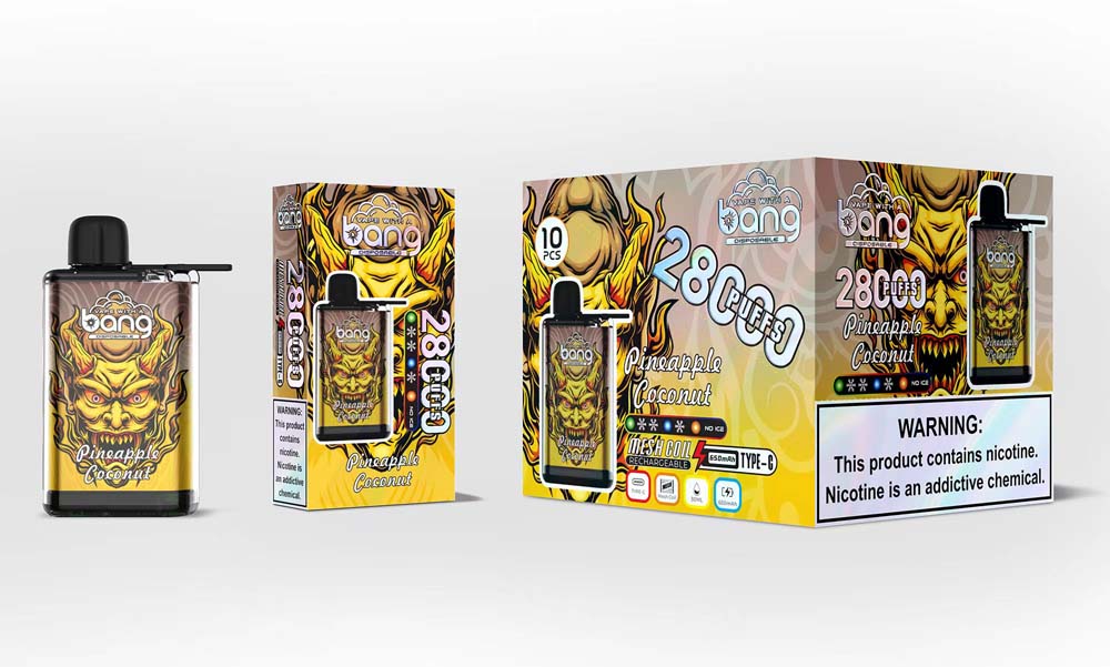 Bang 28000 พัฟใช้งาน vape 0% 5% NIC