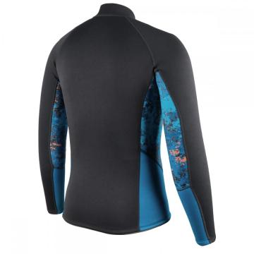 Veste de surf en néoprène à zip frontal coupe-vent