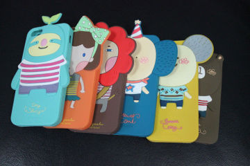 Anti - Dust Romane Iphone5 Silicone Phone Cases / Forest Animal Phone Case