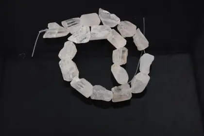 Natural Raw Rough Cleary Crystal Jewelry Crystal Gemstone Beads