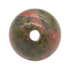 Unakite 18MM Round Beads Drilled Large Hole 5MM for Making Jewelry