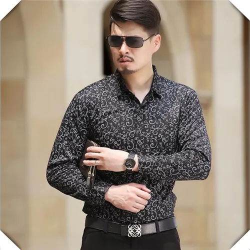 Printed Poplin Fashion Shirt Fabric For Mens