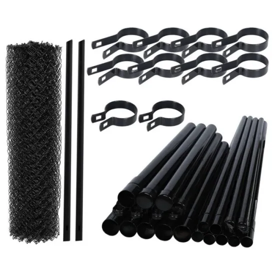 3.0mm Galvanized PVC Coated Mesh Rolls for Cyclone Wire Chainlink Fence Panels