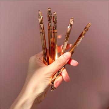 Custom Private Label Waterproof Vegan Eyebrow Pencil with Logo and Brush