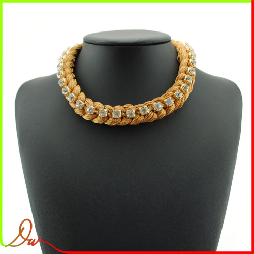 New design america style trendy vintage fashion necklace gold statement jewelry