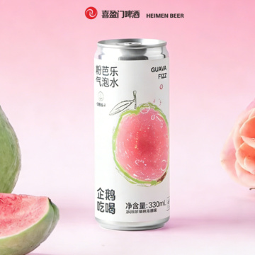 الجوافة الوردية عصير الفاكهة الغازية مشروب الصودا