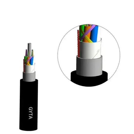 Outdoor Stranded Aluminum Fiber Optic Cable