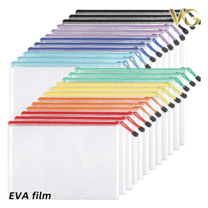 Mesh zipper bag A4 zipper bag