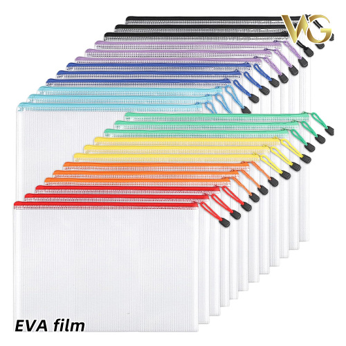 मेष जिपर बैग ए 4 जिपर बैग