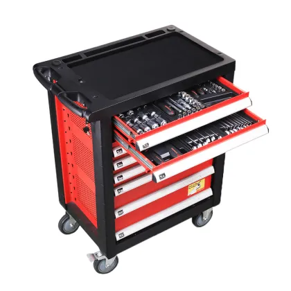 Tool Cabinet Trolley with Hang Tool Sets