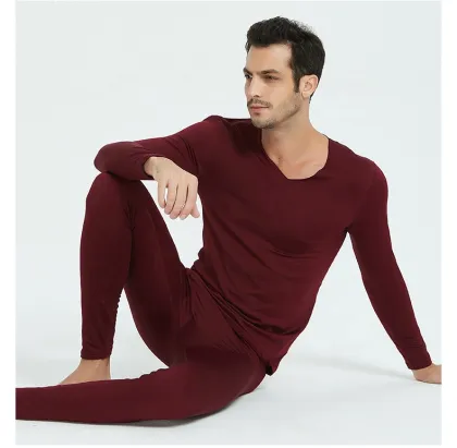 High-Quality Solid Color Thermal Underwear for Wholesale