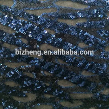 beaded and sequin motifs long sequin prom dress fabric