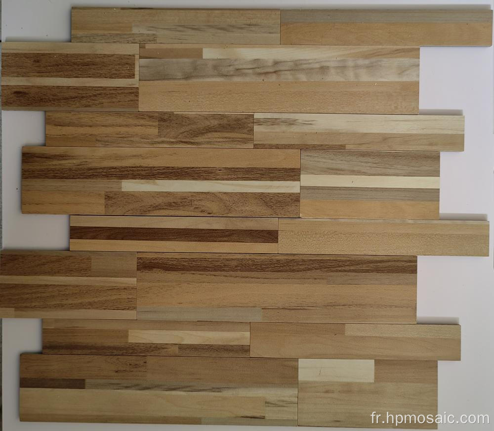 Carreaux de pvc rustique en bois HPLX012 pour décoration domestique