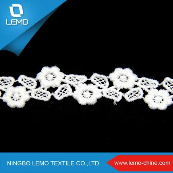 lemo Good Quality Two-tone Cotton Lace Knitted Fabric