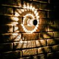 Colorful Spiral Hole LED Wall Light With Controller