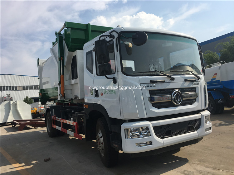 Dongfeng 10cbm Kitchen شاحنة القمامة