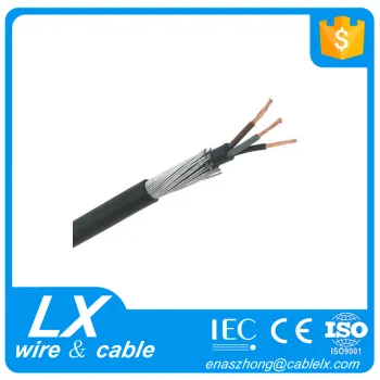 0.6/1kV Cu/PVC/SWA/PVC electric cable three phase