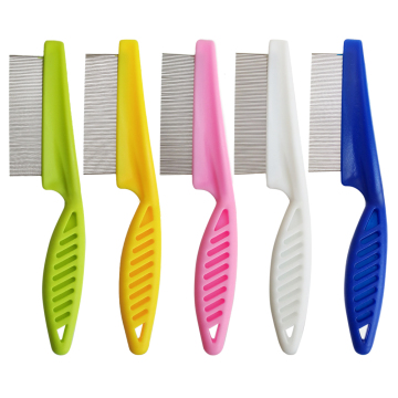 Europe and America Wholesale Stainless Steel Pet Flea Sisir Set untuk Anjing dan Kucing