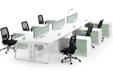 Mais recente estrutura de mesa de móveis de escritório para 6 pessoas