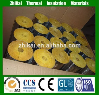 promotion glass wool insulation pipe/glass wool tube