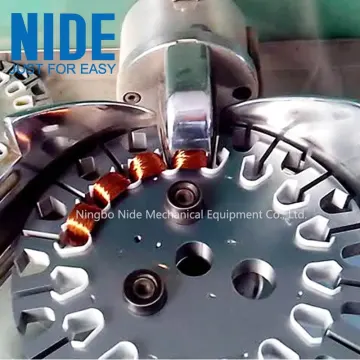 Automaic ceiling fan motor stator coil winding machine