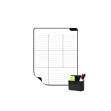Customizable Weekly Planner Magnet for Fridge with Pen
