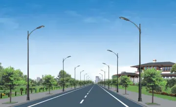 Powder Coating Lighting Pole