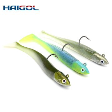 Bulk Stock Soft Lure Big Paddle Eel Shad for Pike Fishing - 8 Sizes Swimbait Trolling Lures