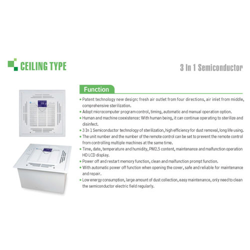 सीई पीएम 2.5 Ionizer फ़िल्टर एयर क्लीनर