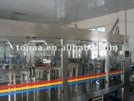 fully automatic 3-in-1 monoblock carbonated beverage filling machine