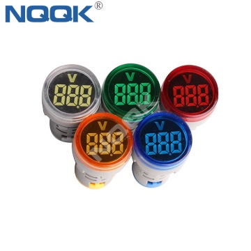 Cyfrowe światło wskaźnika Voltmeter 12 V dla silników - Mini generator 22 mm 22 mm