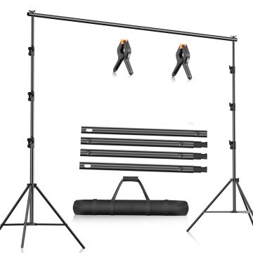 Stand de fond de photographie en mousseline réglable et trépied: une solution complète de soutien au studio