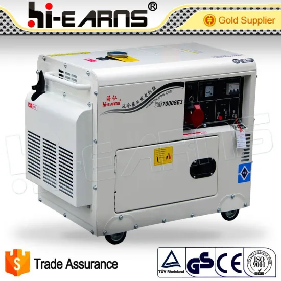 High quality! 5.5KVA silent 220/380 diesel generator for sale