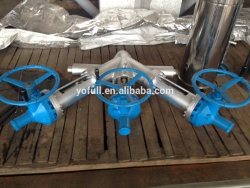 Jacket 4-way melt valve