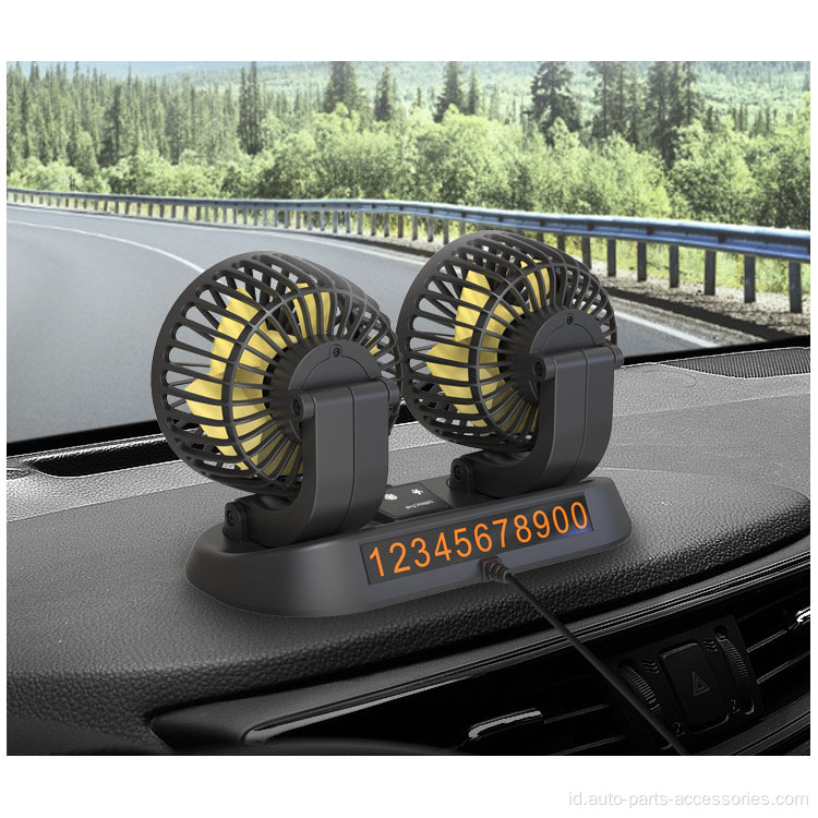 Kipas pendingin mobil AC kipas kipas double head rotary fan