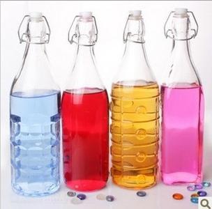 Glass Oil and Vinegar Bottles Cruet