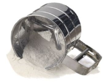 Flour sifter, s/s