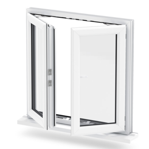 French Style Residential PVC Windows