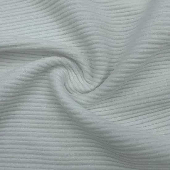 Polyester Spandex Strip Pit Chenille Fabric