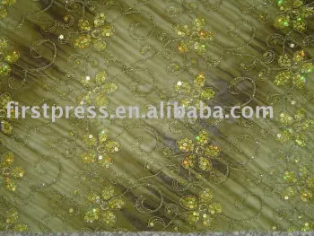 EMBROIDERY FABRIC(CORD,SPANGLE)