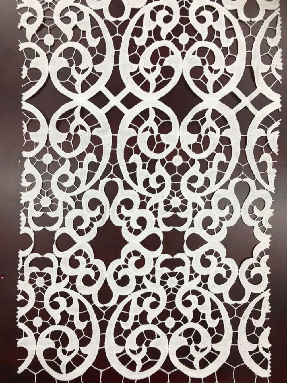 Irregular chemical polyester embroider Fabric
