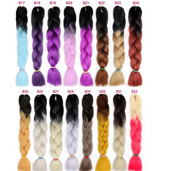 Factory Wholesale Jumbo Braid Hair Synthetic Hair For Braiding