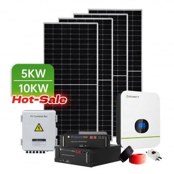 Complete 5KW Off-Grid Home Solar Energy System with MPPT Inverter and Lithium-Ion Battery