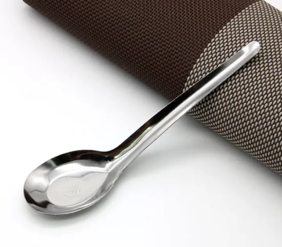 304 Food Grade Stainless Steel Soup Spoon